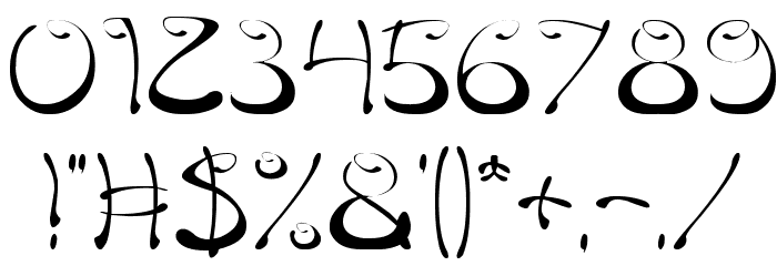Croisant Sandwich-thin Font OTHER CHARS