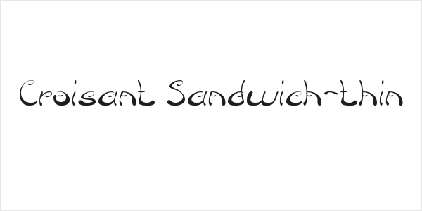 Croisant Sandwich-thin Logo