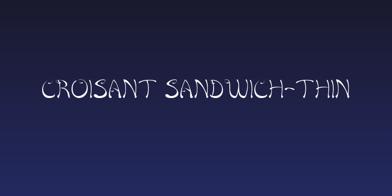 Croisant Sandwich-thin Social Header