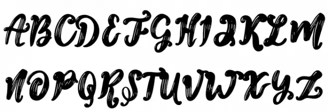Croissant Lover Font Litere mari
