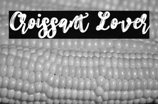 Croissant Lover Font examples