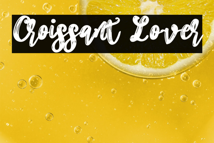 Croissant Lover Example 3