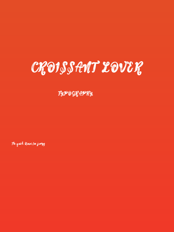Croissant Lover Poster