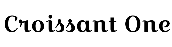 Croissant One  免费字体下载