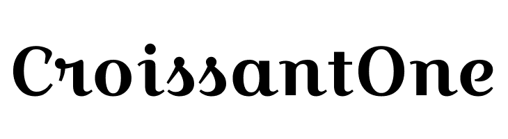 Croissant One  免费字体下载