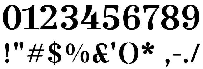 Croissant One Font OTHER CHARS