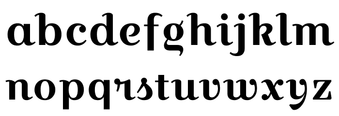Croissant One Font LOWERCASE