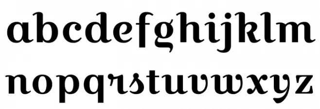 Croissant One Font LOWERCASE