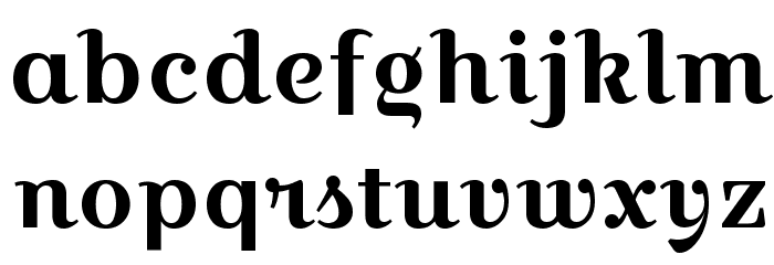 Croissant One Font LOWERCASE