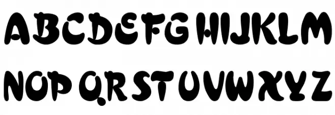 Croissant Шрифта ВЕРХНИЙ