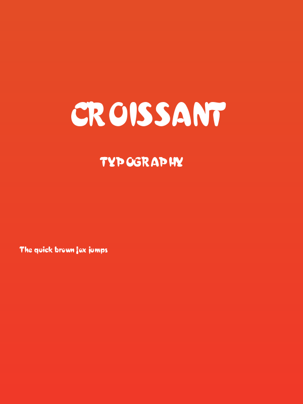 Croissant Poster