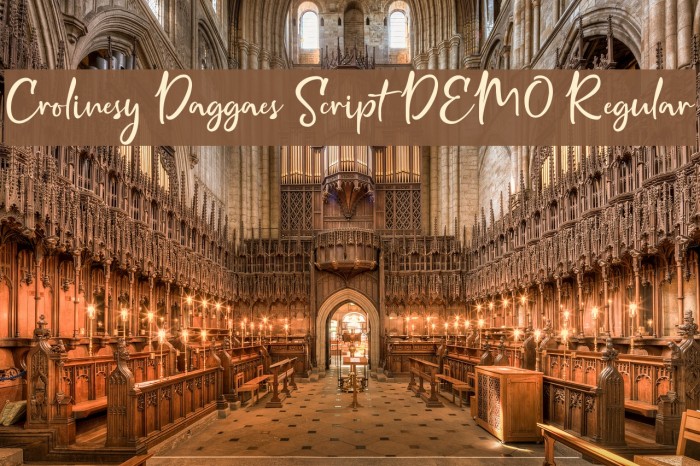 Crolinesy Daggaes Script DEMO Regular Font examples