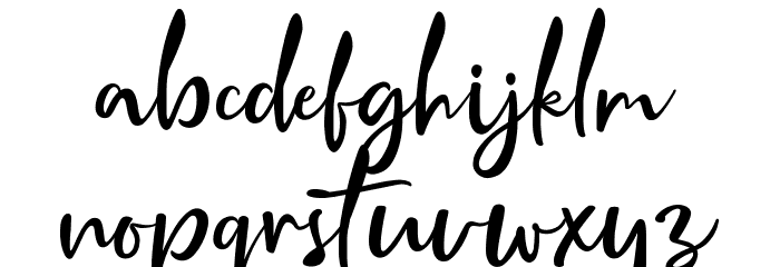 Crolinesy Daggaes Script DEMO Regular Font LOWERCASE