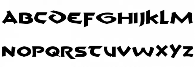 Crom Font Litere mari