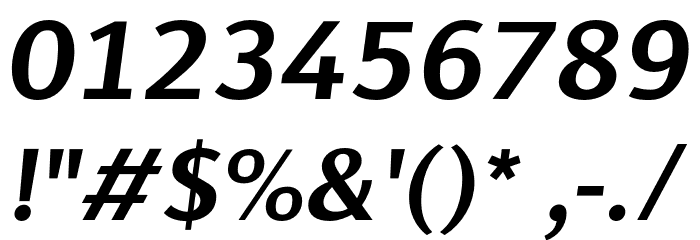 Cromlin DEMO Bold Italic Font OTHER CHARS