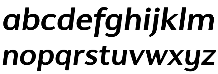 Cromlin DEMO Bold Italic Font LOWERCASE
