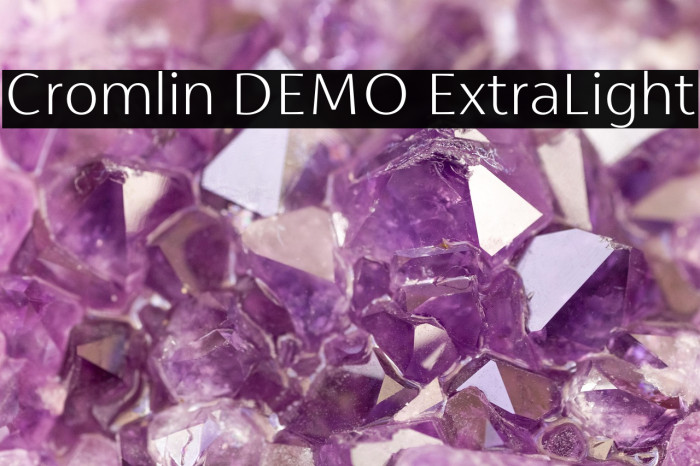Cromlin DEMO ExtraLight Example 1