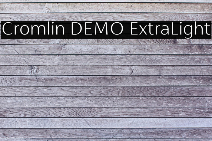 Cromlin DEMO ExtraLight Example 2