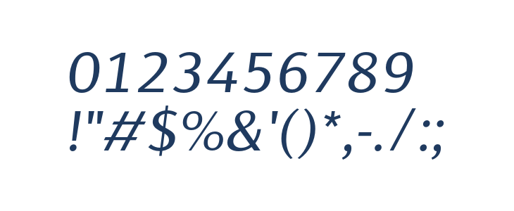 Cromlin DEMO Italic Other Characters