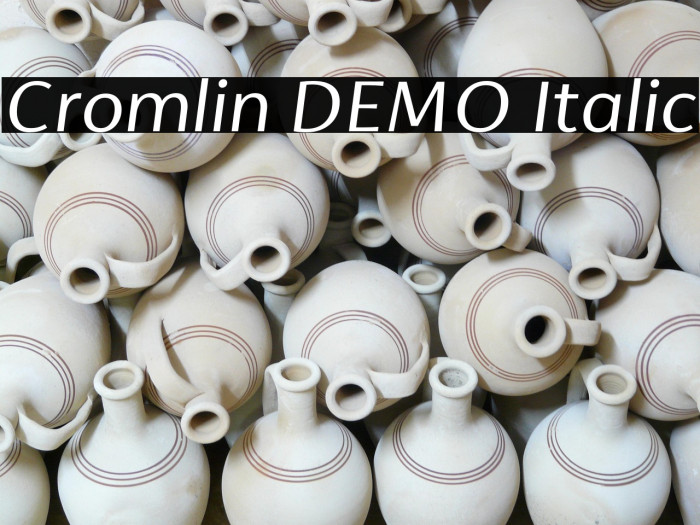 Cromlin DEMO Italic Example 3
