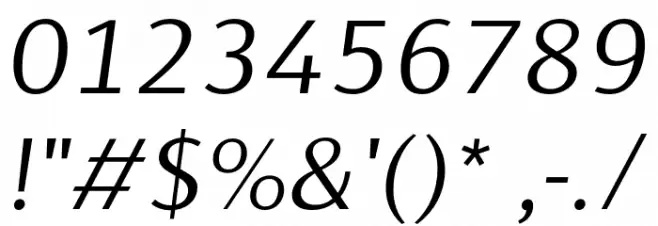 Cromlin DEMO Light Italic Font OTHER CHARS