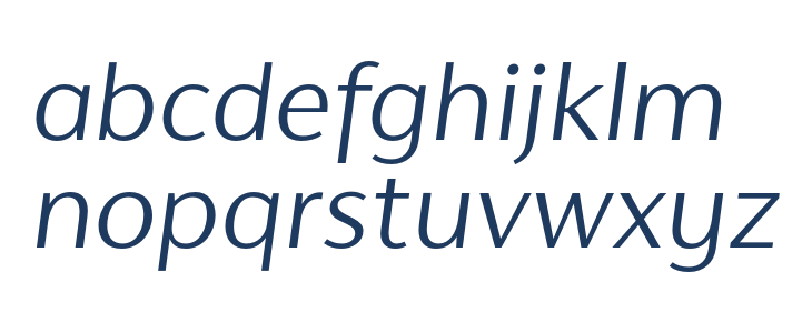 Cromlin DEMO Light Italic Lowercase