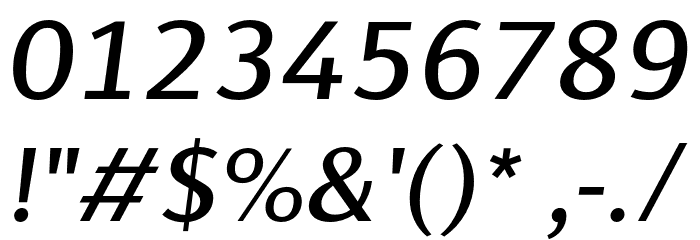 Cromlin DEMO Medium Italic Font OTHER CHARS