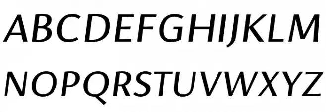 Cromlin DEMO Medium Italic Schriftart Groß