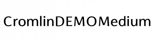 Cromlin DEMO Medium  Descarca Fonturi Gratis