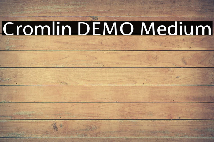 Cromlin DEMO Medium Example 3