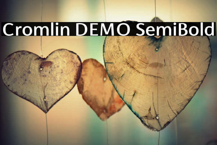 Cromlin DEMO SemiBold Example 2