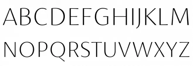 Cromlin DEMO Thin Polices MAJUSCULES