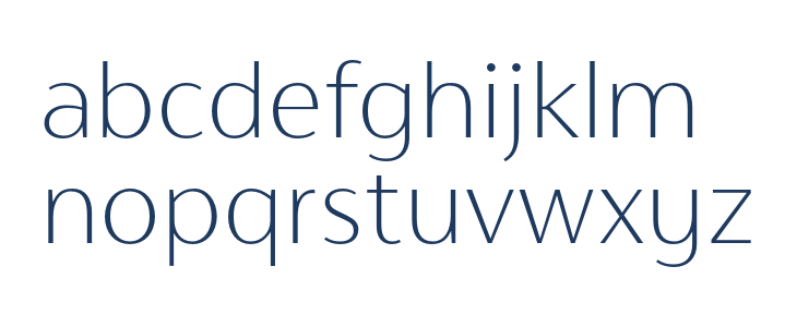 Cromlin DEMO Thin Lowercase