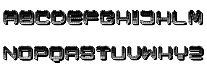 Cronica Gradient Regular Font LOWERCASE