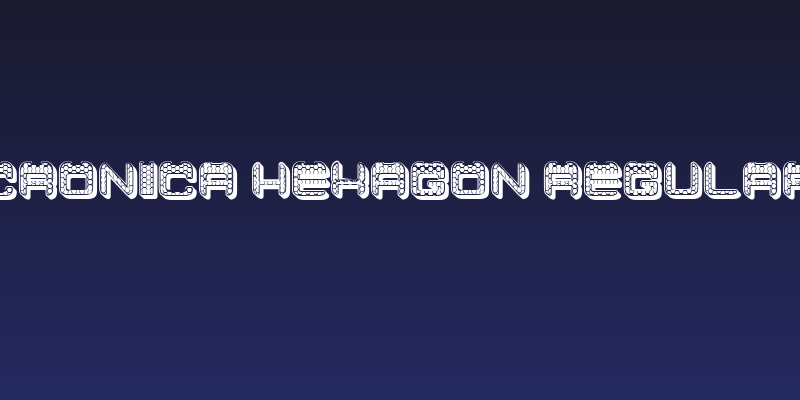 Cronica Hexagon Regular Social Header