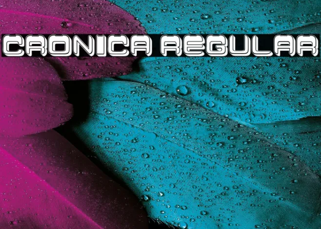Cronica Regular Example 3