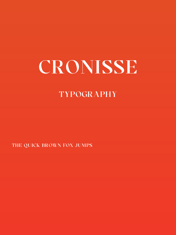 Cronisse Poster