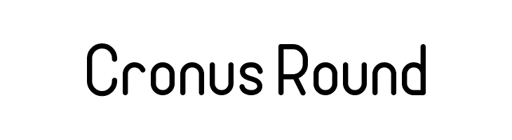 Cronus Round Font