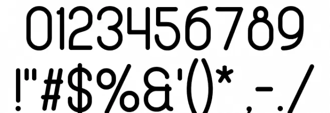 Cronus Round Font OTHER CHARS