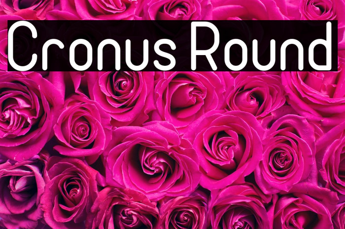 Cronus Round Font examples