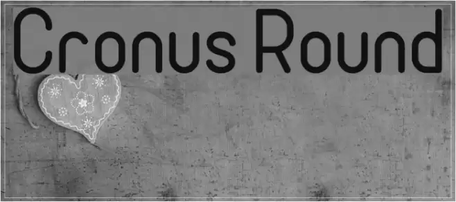 Cronus Round Font examples