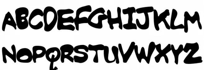 Croobie Schriftart Groß