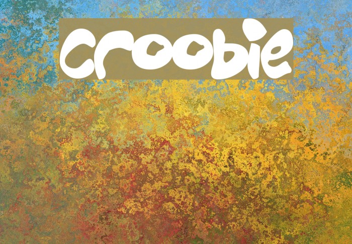Croobie Font examples