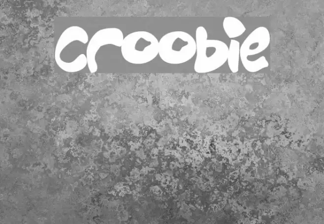 Croobie Font examples