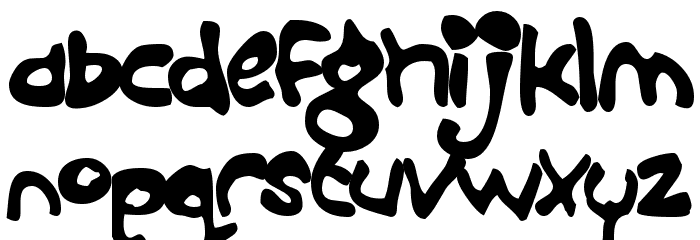 Croobie Font LOWERCASE
