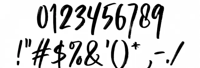 CrookedHooksDEMO Font OTHER CHARS