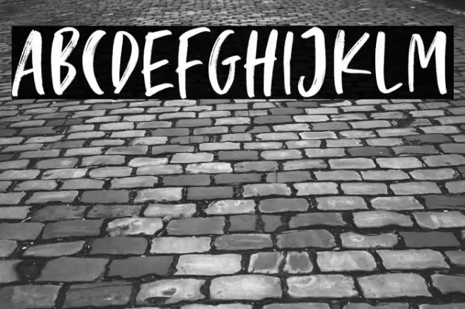 CrookedHooksDEMO Font examples