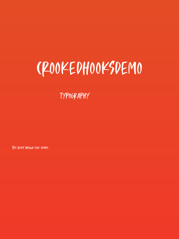 CrookedHooksDEMO Poster