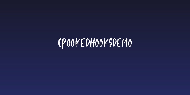 CrookedHooksDEMO Social Header