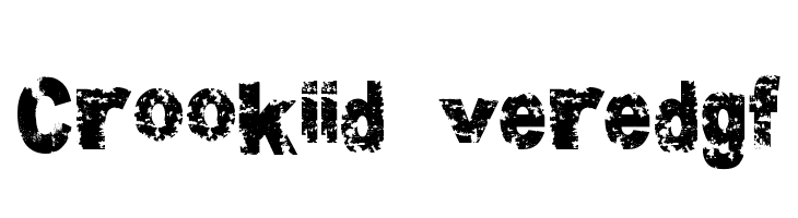 Crookiid veredgf Font